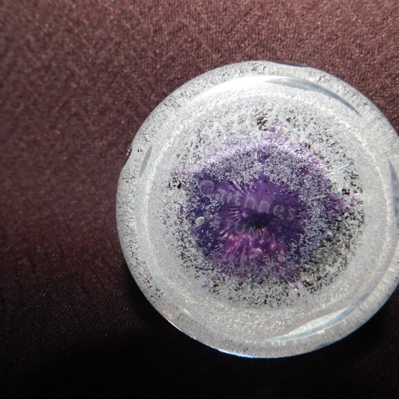 Caithness Scotland Petunias paperweight mint condition - Picture 6 of 11